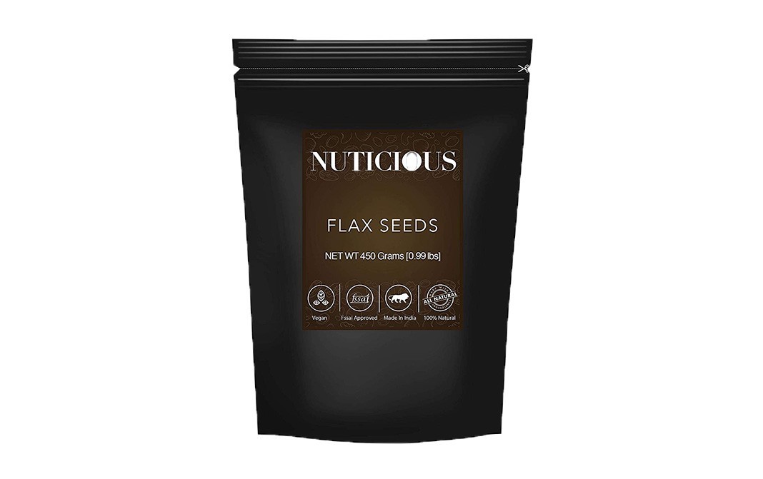 Nuticious Flax Seeds    Pack  450 grams
